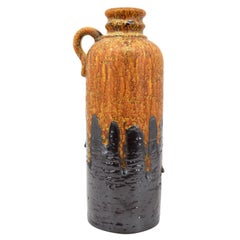 Vase en céramique allemand du milieu du siècle, 1970