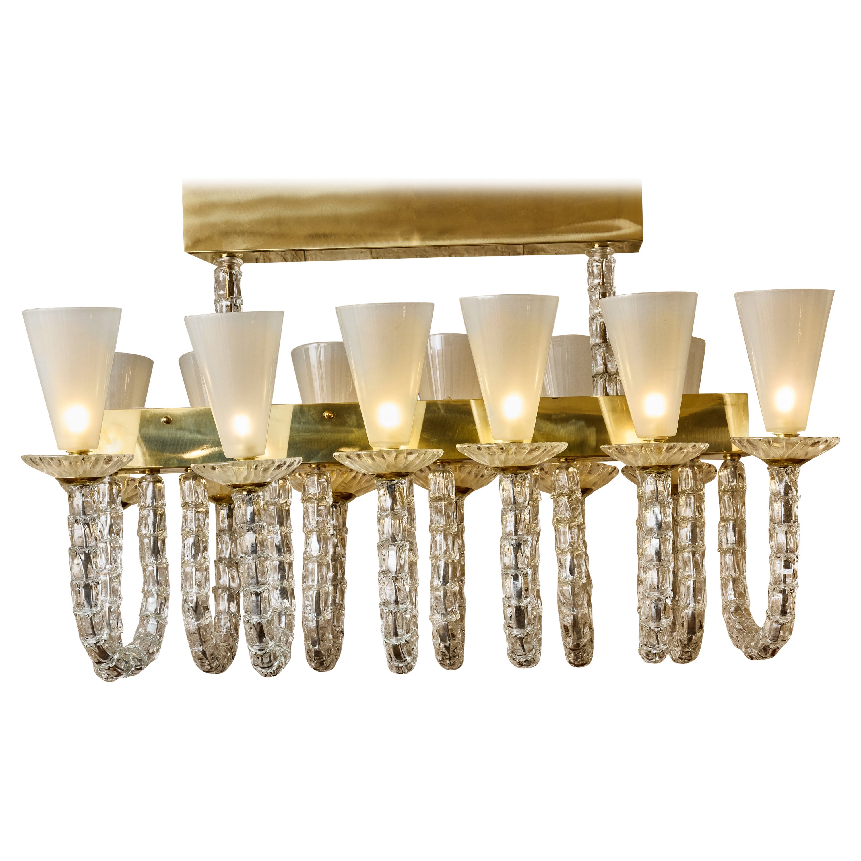 Spectacular chandelier in Murano by Studio Glustin