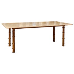 Vintage "Bamboo" dining table