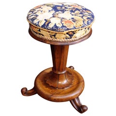 c. 1835 Tabouret de piano anglais