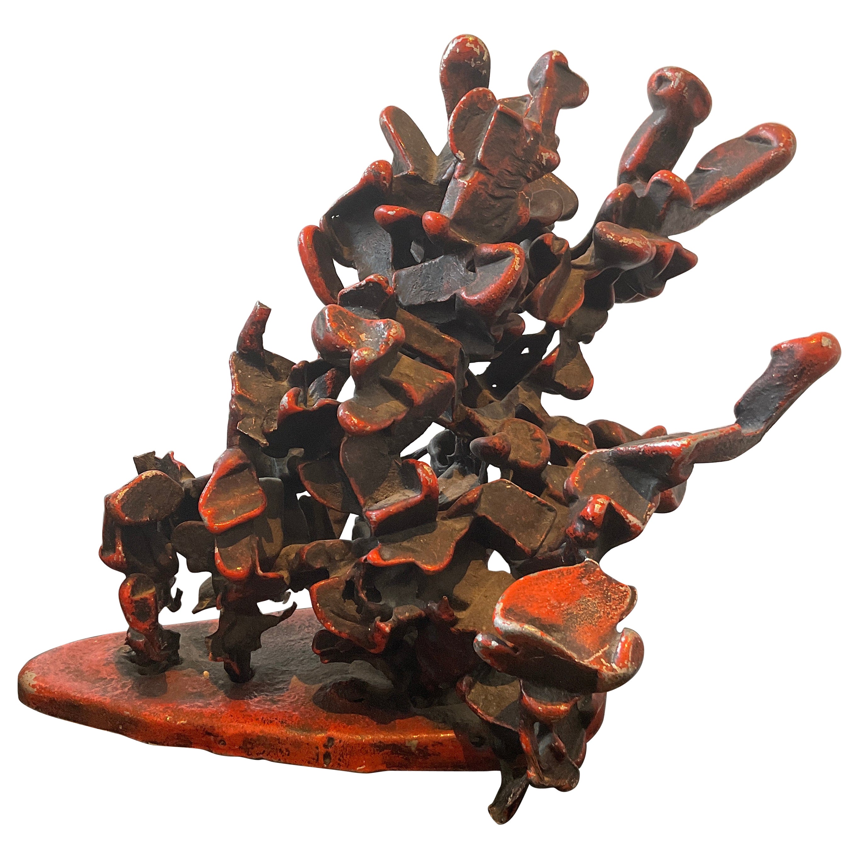 George Curtis Scultura astratta in alluminio