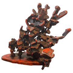 Escultura abstracta de aluminio de George Curtis