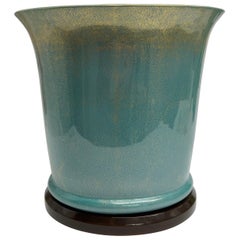 Jean Dunand Style Porcelain Vase by Mangiani Oggeti