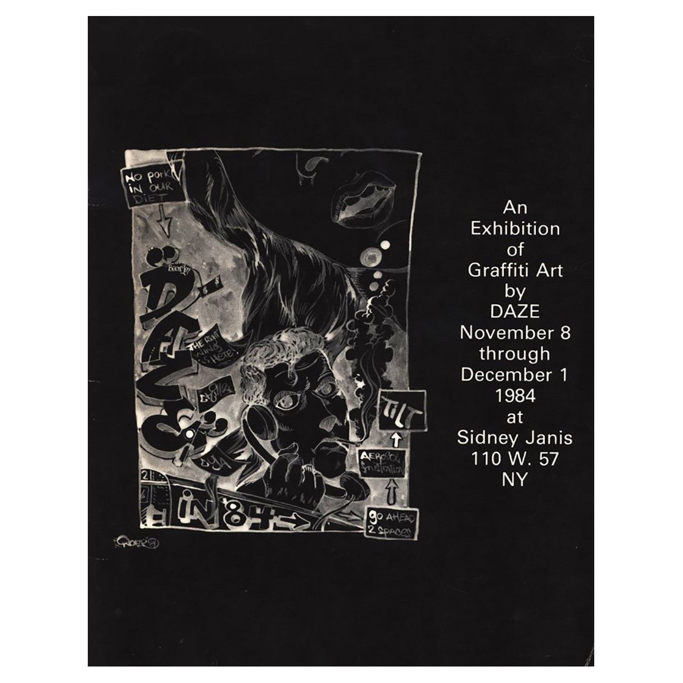 CRASH & DAZE Sidney Janis Gallery New York 1984 (catalogo della mostra) in vendita