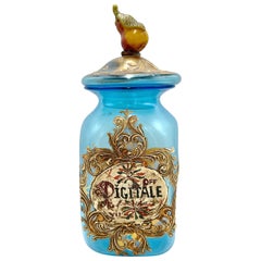 Antiguo Botiquín de Farmacia Italiano "Digitale" de Murano