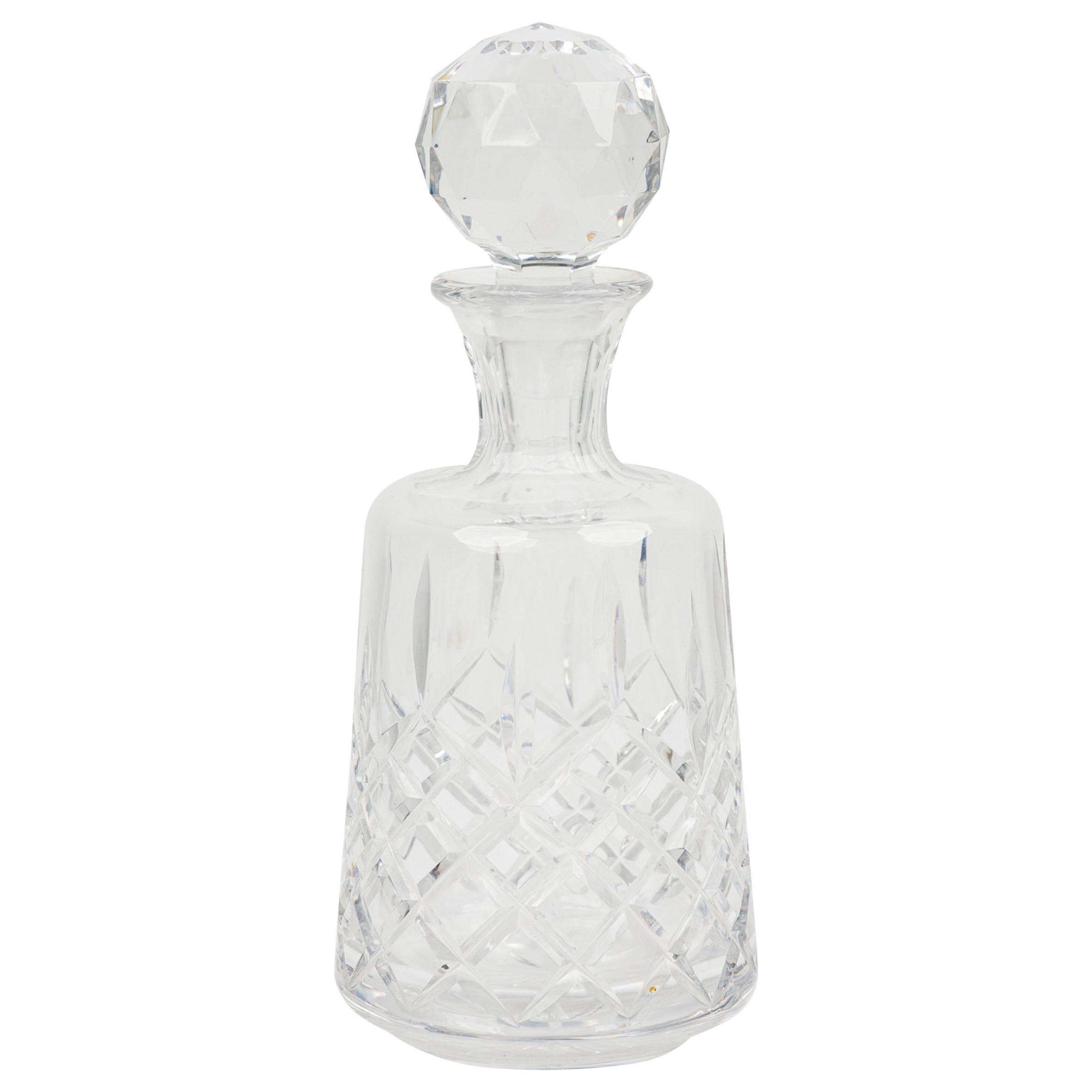 Decantador de tequila Baccarat de estilo victoriano francés con tapón