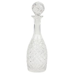 Decantador de vino Baccarat de estilo victoriano francés con tapón