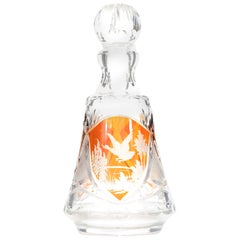 Antique Continental German Cut Glass Decanter