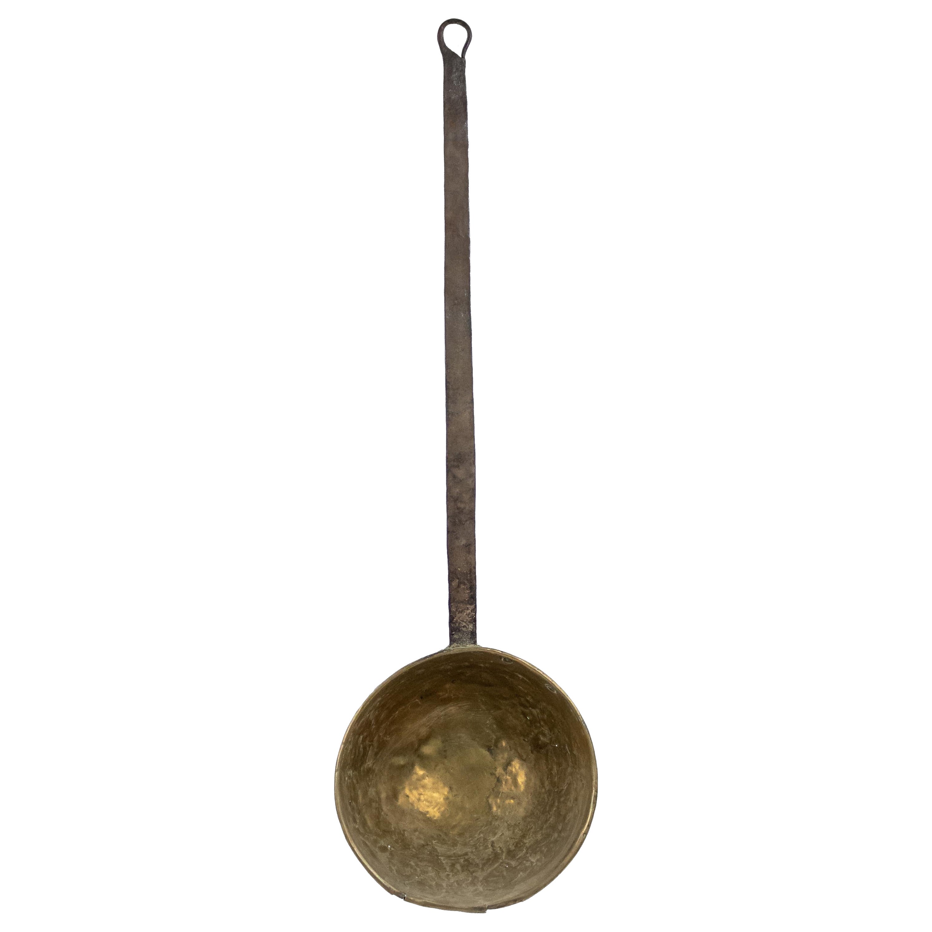 Mestolo in ottone e ferro American Country