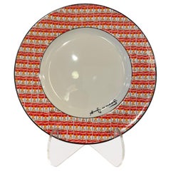 Andy Warhol American Modern "100 Cans" Pattern Dinner Plates