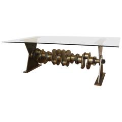 Tugboat Crankshaft Coffee Table