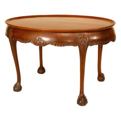 English Chippendale Mahogany Center Table