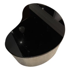 Bedeutender Karl Springer Freiform-Tisch aus poliertem Edelstahl