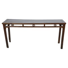 Chinese hardwood Long Rectangular Console Table
