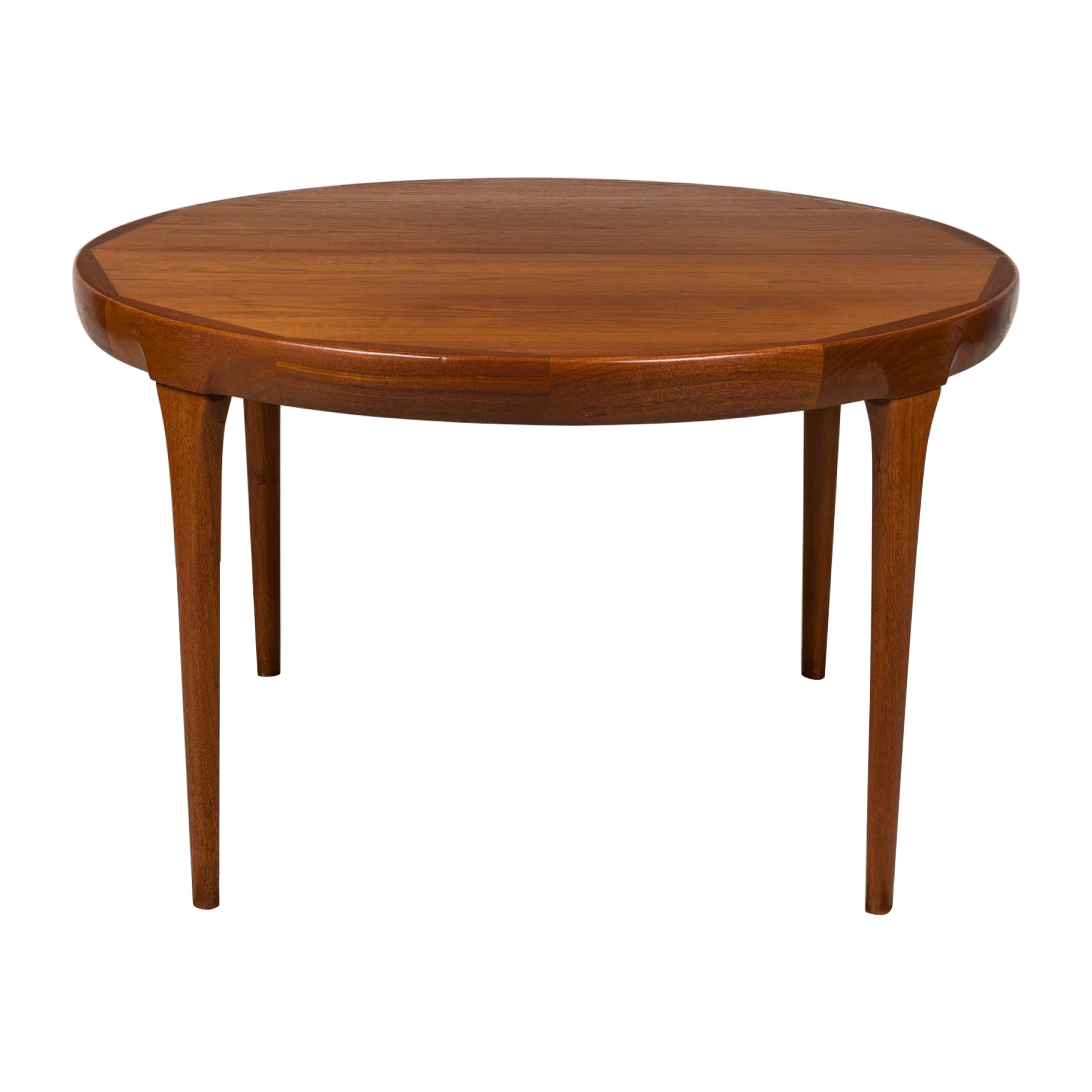Circular Mid-Century Belgium Dining Table at 1stDibs