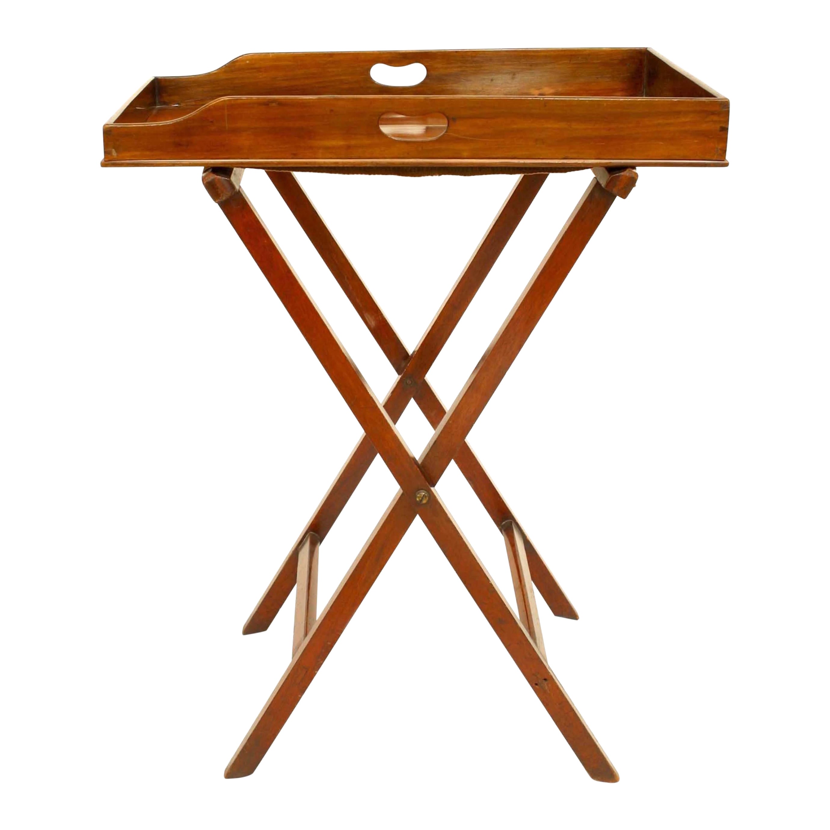 Mesa de mayordomo inglesa victoriana de caoba en venta
