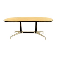 American Post-War Wood Veneer Conference Table