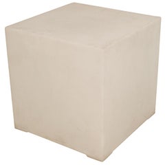 American Modern Plastic Lighted Cube End Tables