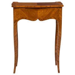 Französisch Louis XV Tulipwood Cabriole Bein Beistelltisch