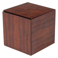 Skandinavische Mid-Century Magic Puzzle- Puzzle-Würfel-Schneide-Tische aus dänischem Hahnholz