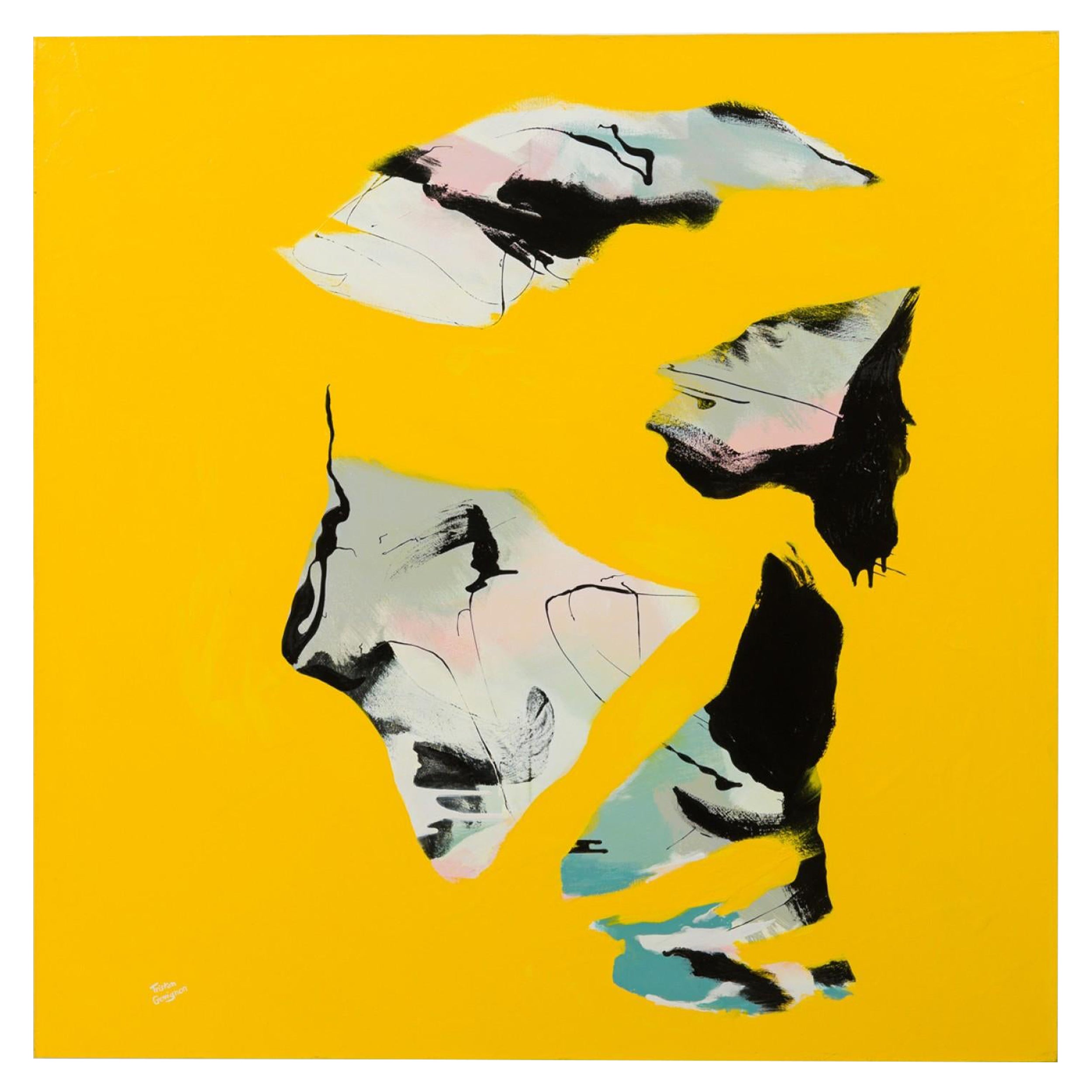 Pintura acrílica "Amarillo" de Govignon en venta