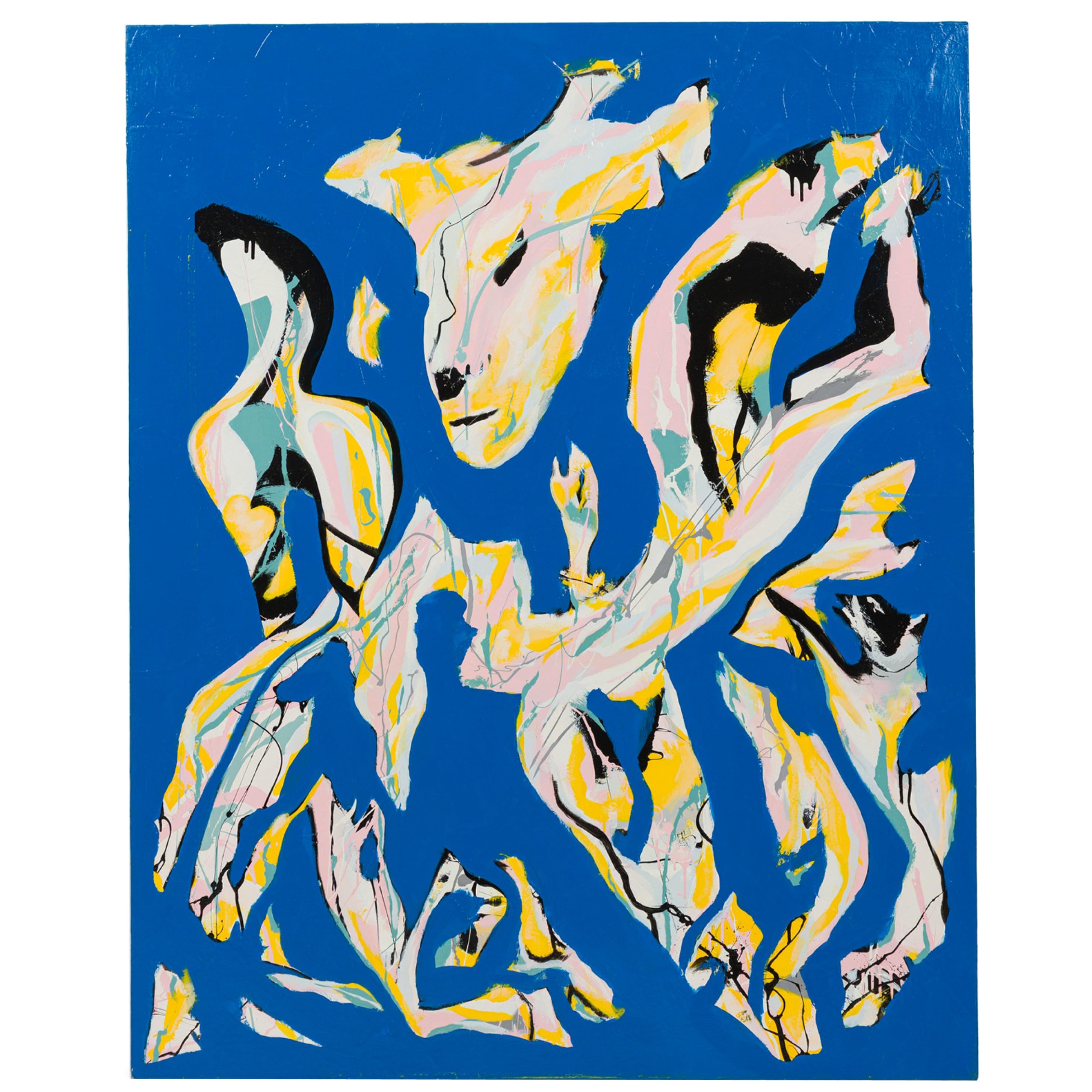 Govignon "Sueño azul" Pintura acrílica