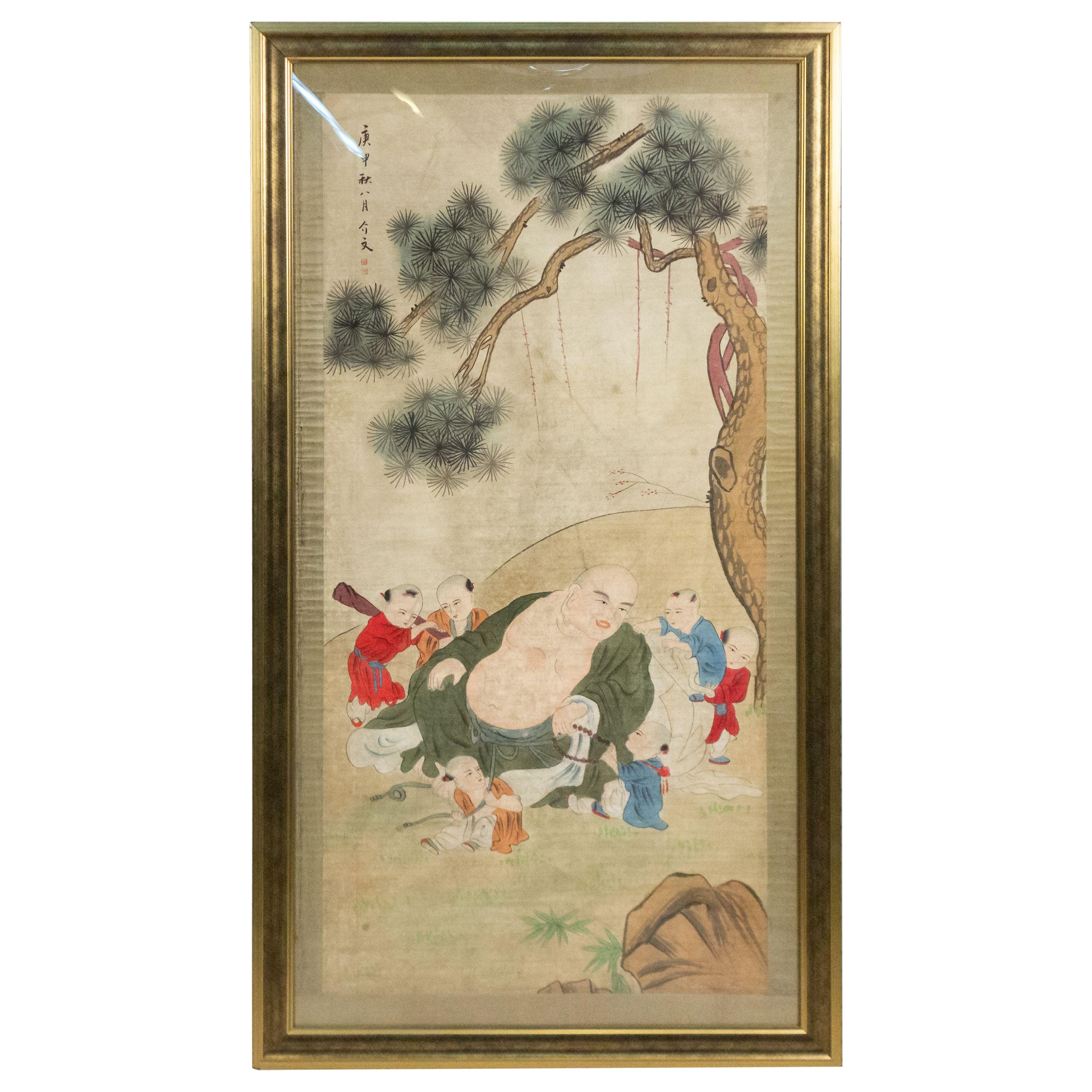 Chinese Watercolor Children Portrait