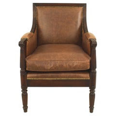 English Sheraton Mahogany Arm Chair