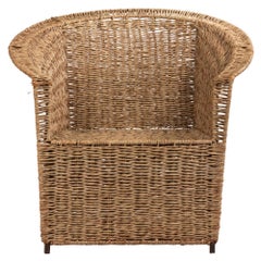 American Natural Rattan Woven Chair