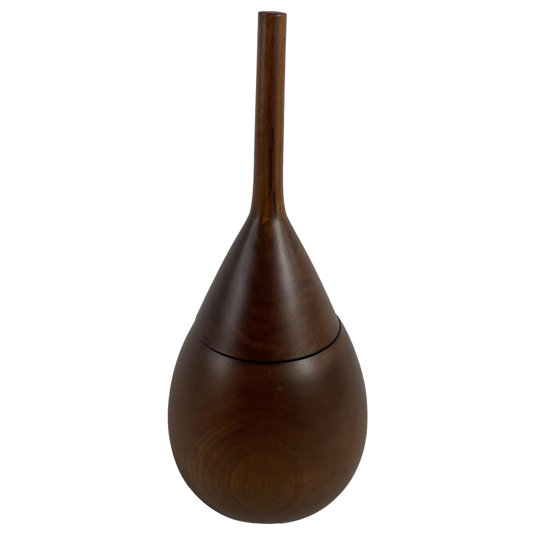 HuMidor danés de madera de teca de mediados de siglo