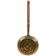 Scaldaletto in ottone in stile country americano