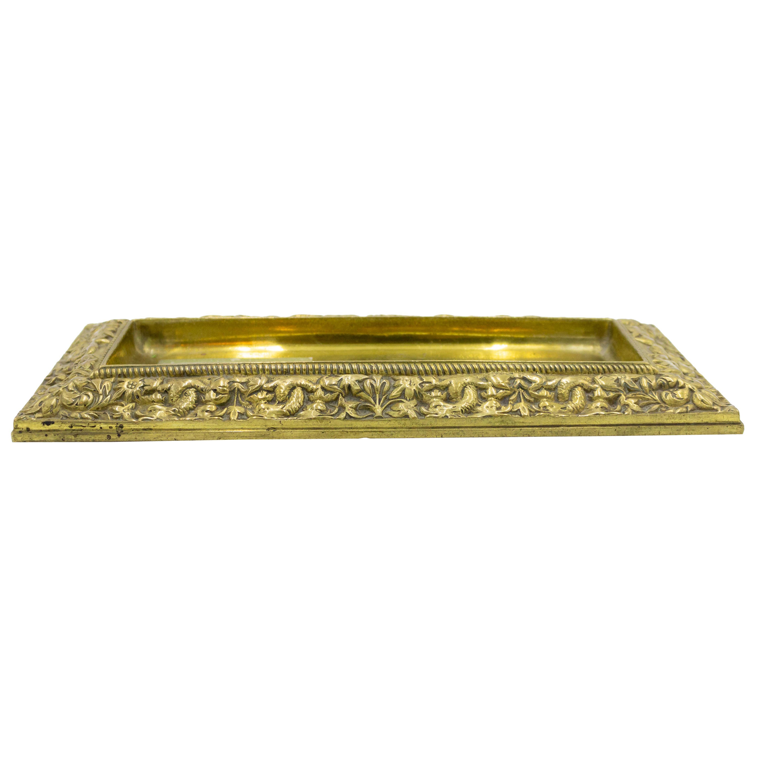 English Regency Bronze Pen Tray