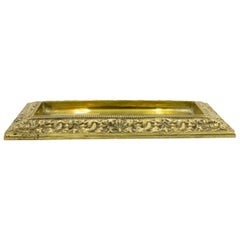 Bandeja para bolígrafos de bronce de la Regencia inglesa