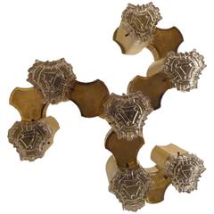 Sciolari Chandelier in Gold, Italy 8