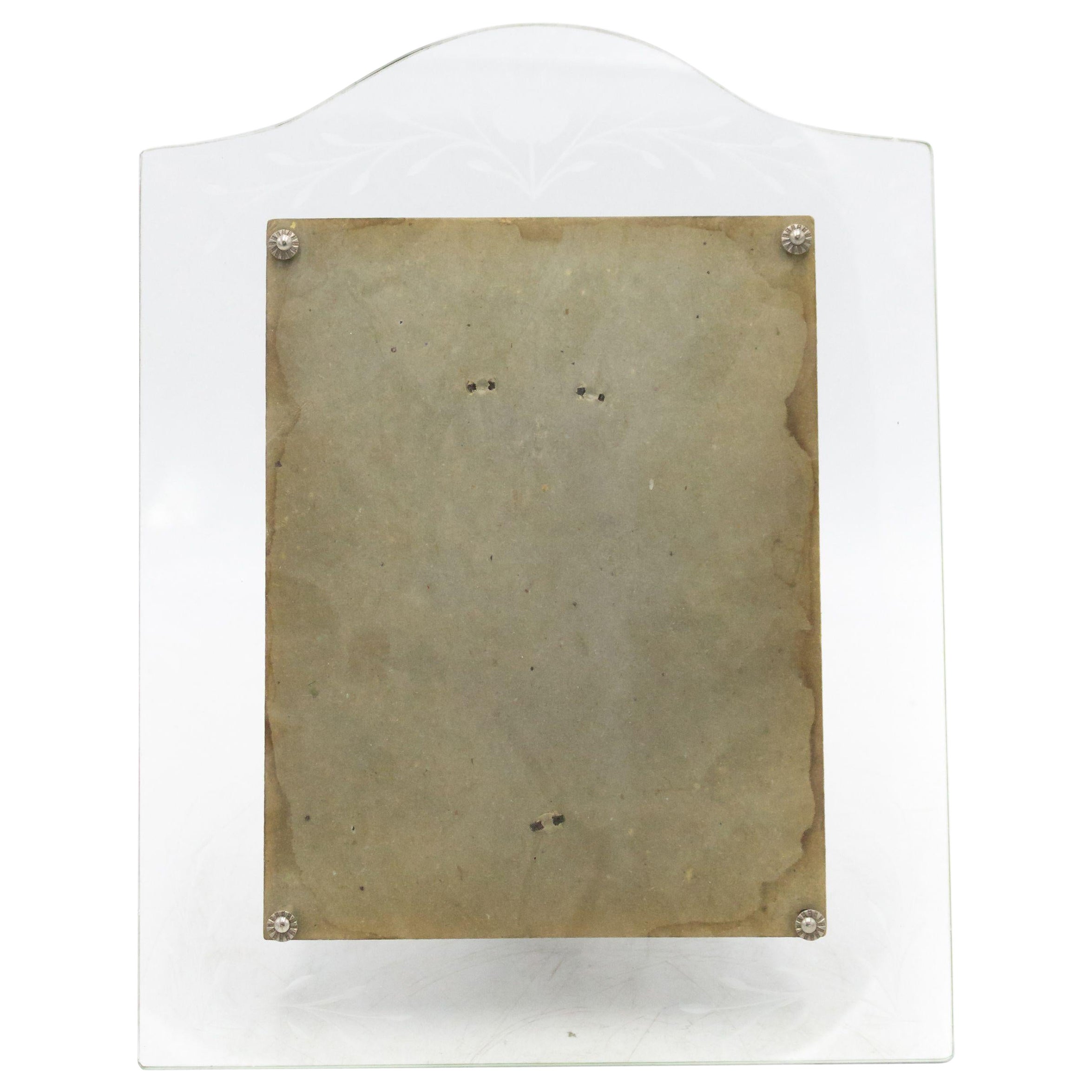 American Mid-Century Glass Picture Frame