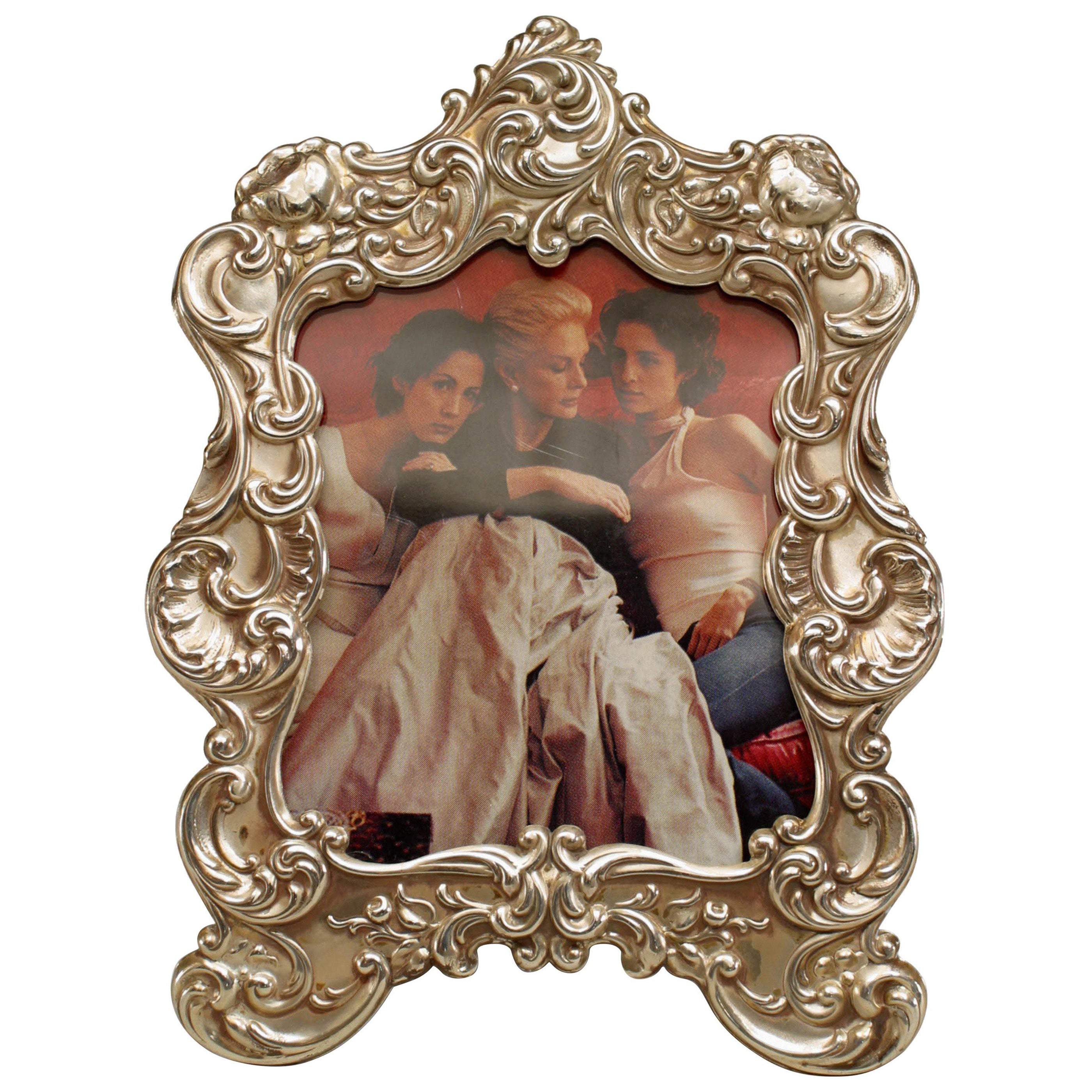 American Victorian Silver Picture Frame