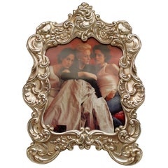 Antique American Victorian Silver Picture Frame