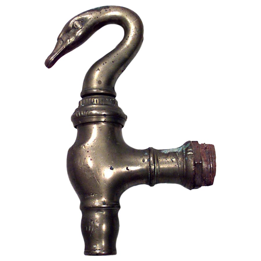 Rubinetto d'acqua American Country Brass Swan in vendita