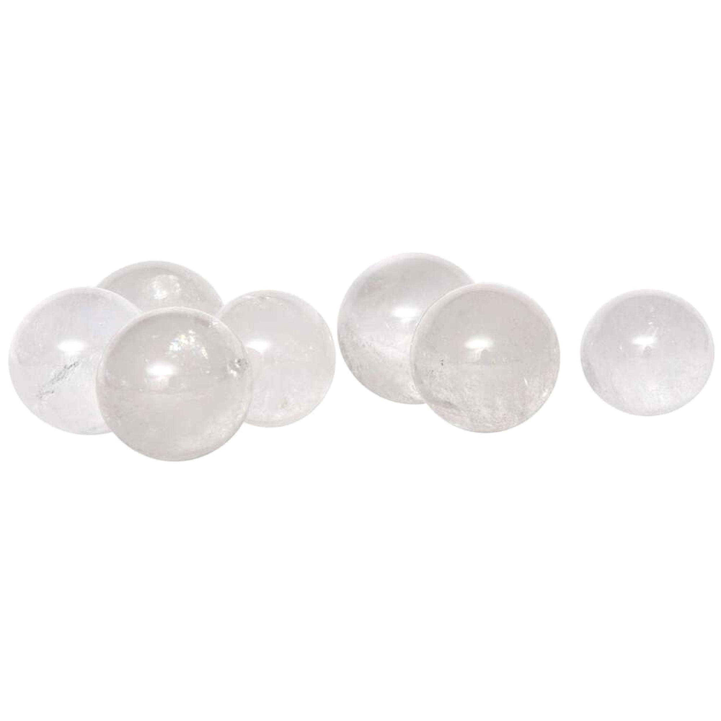 Collection of  Rock Crystal Spheres