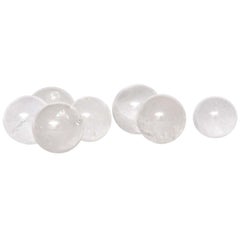 Vintage Collection of  Rock Crystal Spheres