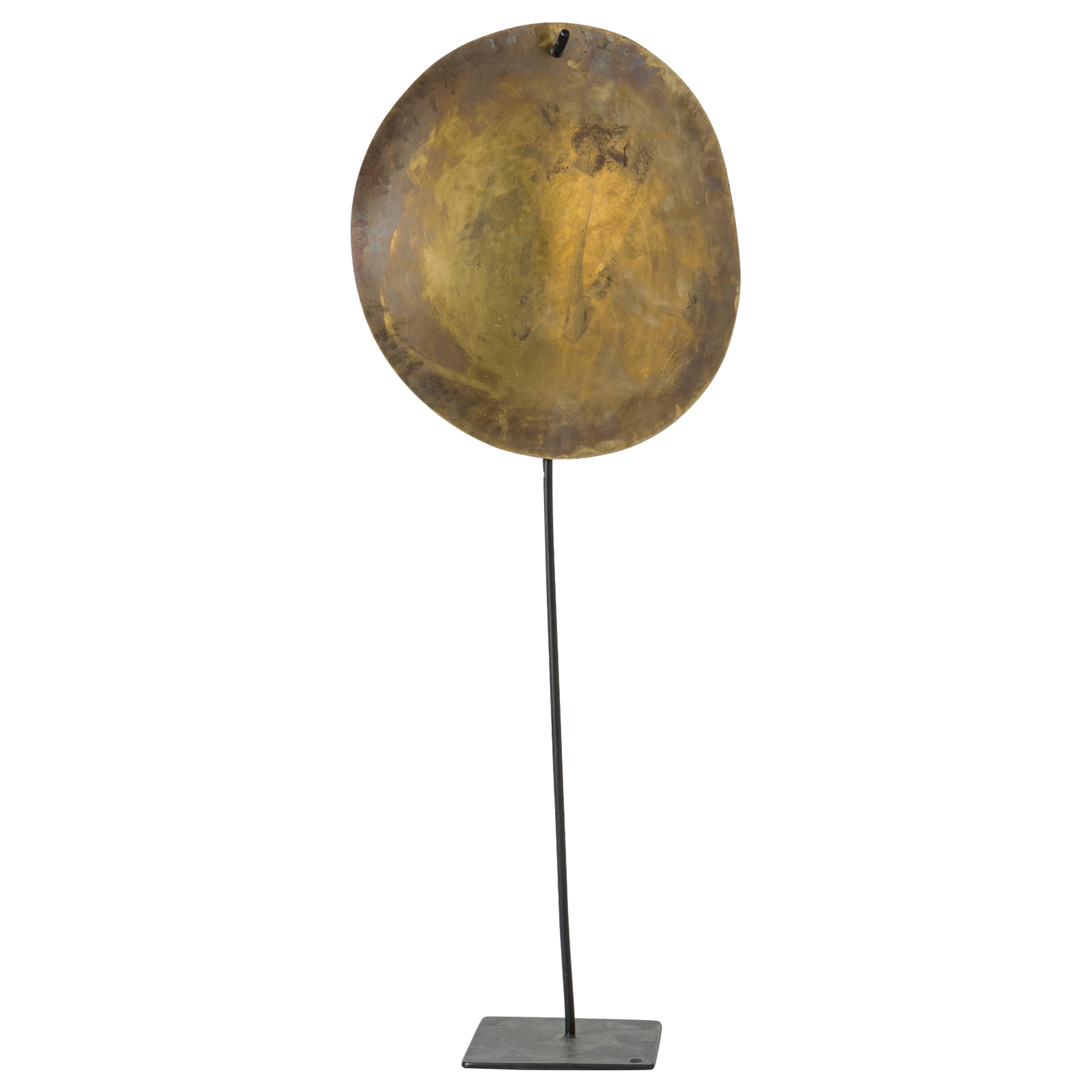 Robert Lee Morris "Segel" Skulptur aus Messing im Angebot