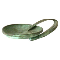 Robert Lee Morris "Bent Leaf Bowl" Patina Sculpture