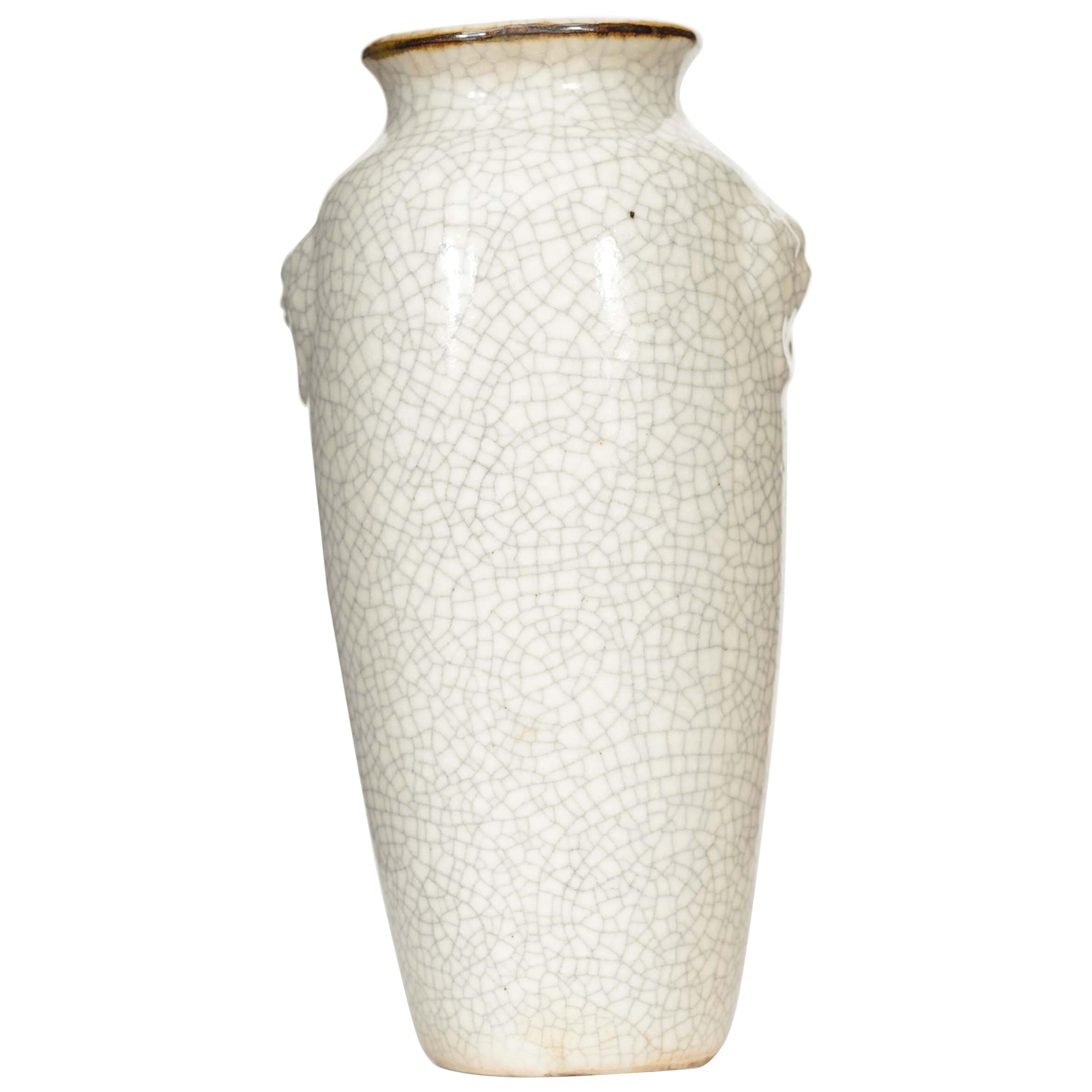Vaso a urna in ceramica smaltata Whiting