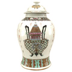 Pot de temple en porcelaine de style chinois