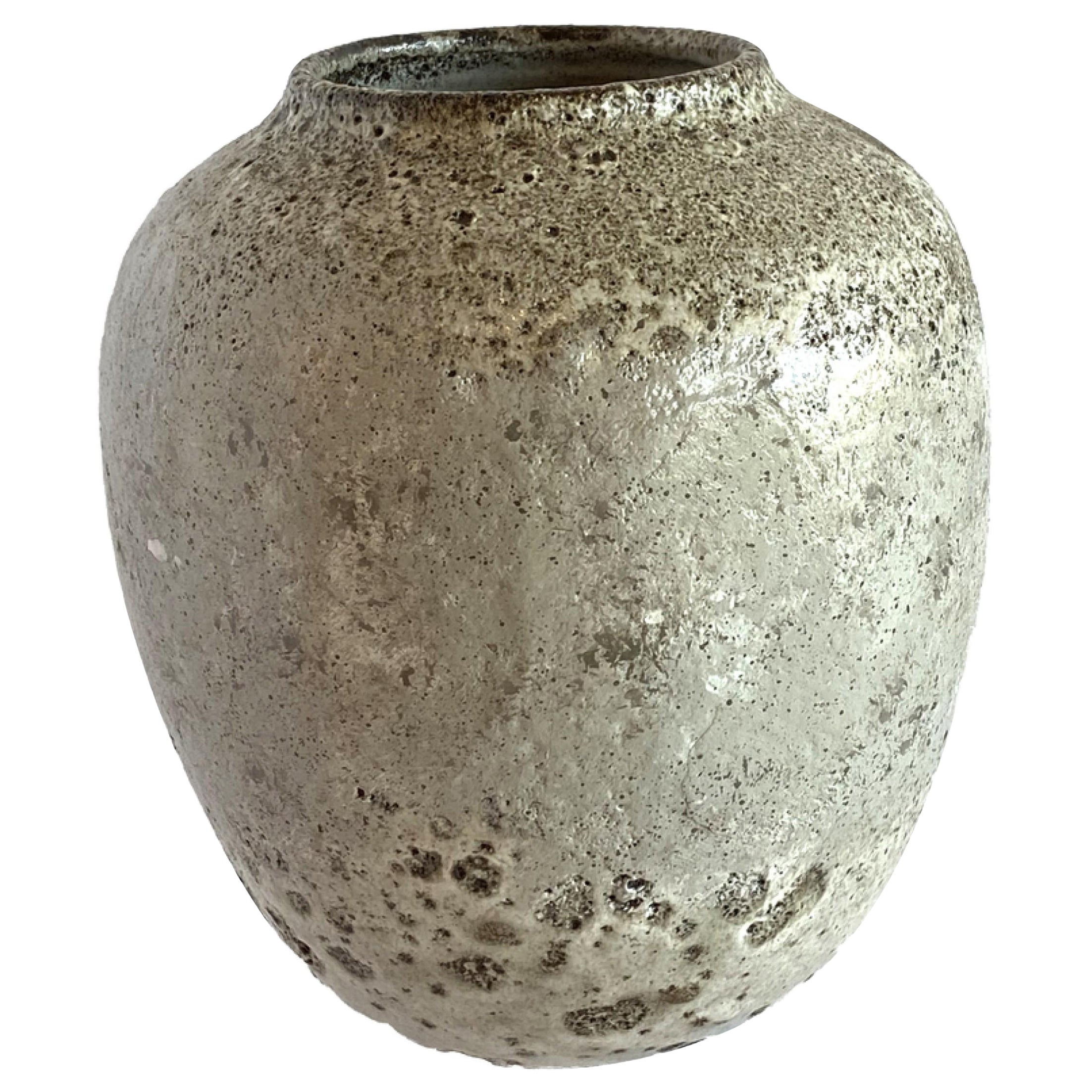 Large Ceramic Gray Vase