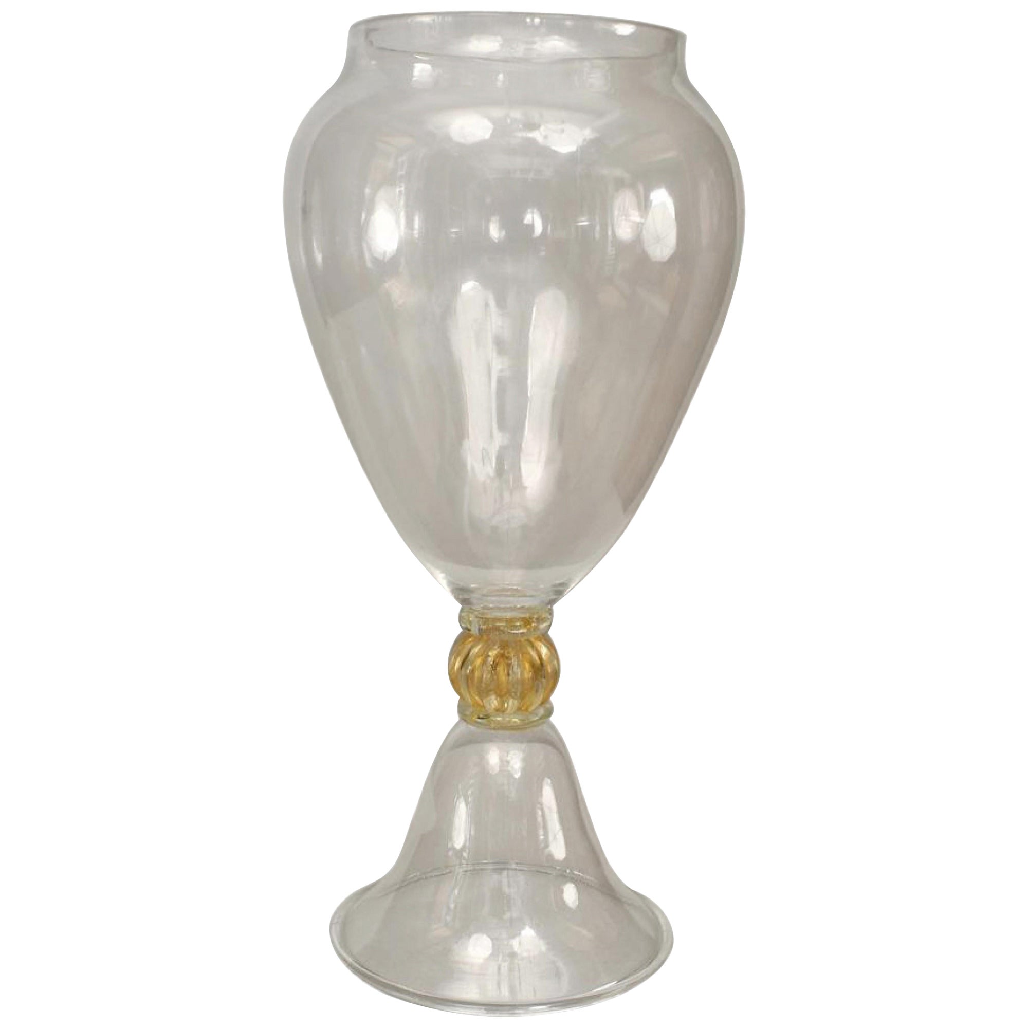 Italian Venetian Murano Glass Lemon Jar
