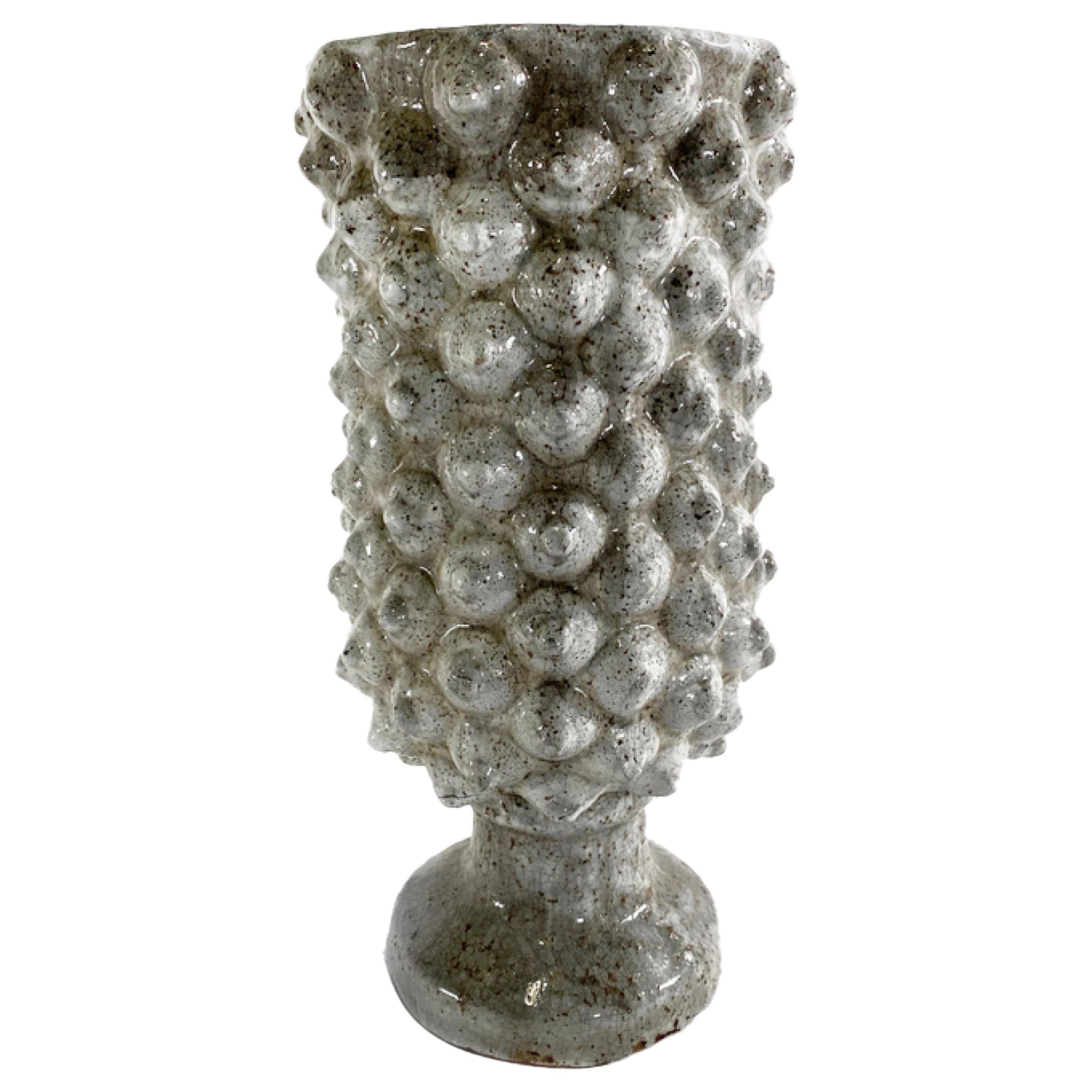Recipiente moderno italiano de terracota esmaltada Studio A