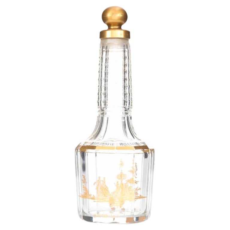 Bottiglia di profumo francese d'epoca Houbigant Baccarat in vendita