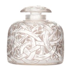 French Art Deco Lalique Briar Pattern Perfume Bottle