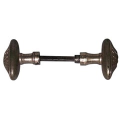 Pair of French Louis XVI Style Bronze Door Handles